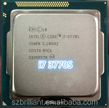 Intel Core i7-3770S i7 3770S Processor cpu 65W LGA 1155 100% working properly Desktop Processor can work