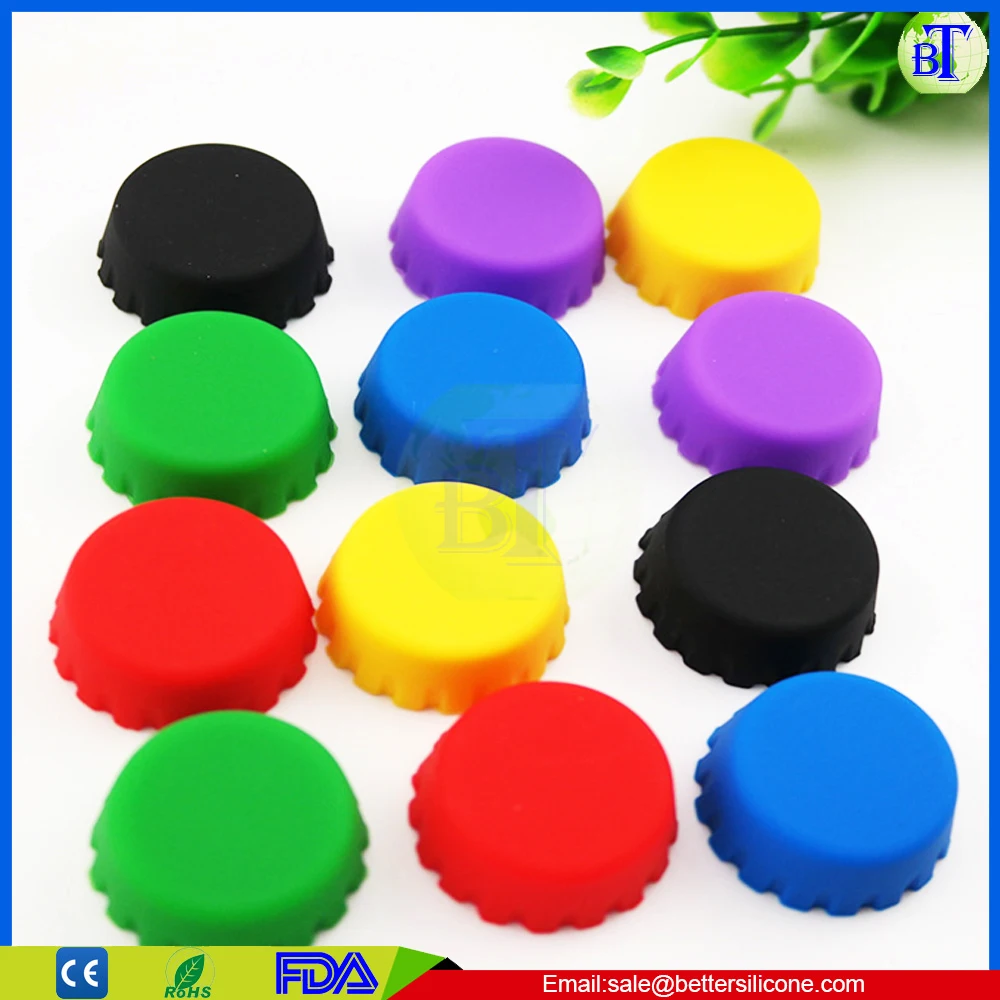 
cheap flexible Reusable Silicone beer Cap 