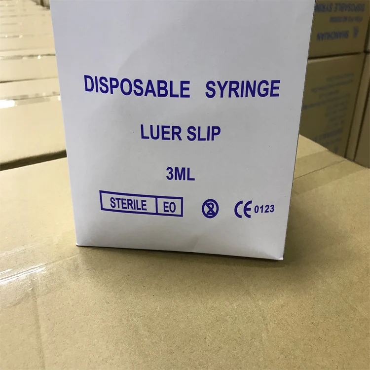 
medical blister package disposable syringe with needle CE and ISO 