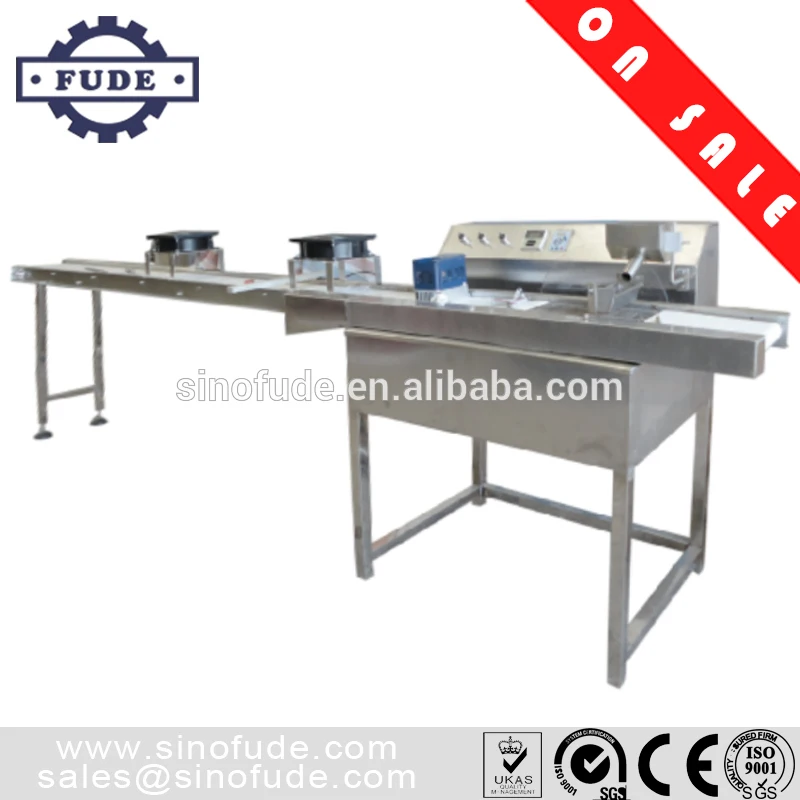 small chocolate enrobing machine