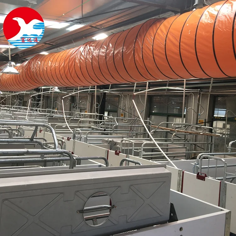 Гибкий воздуховод из ПВХ с редуктором в виде колокольчика