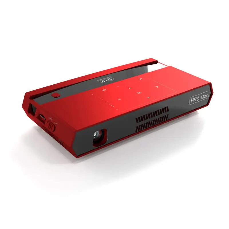 Best Selling H96 Max Projector 2Gb 16Gb Android 6.0 S912 Daul Wifi 150 Lumens Pocket Portable Projector