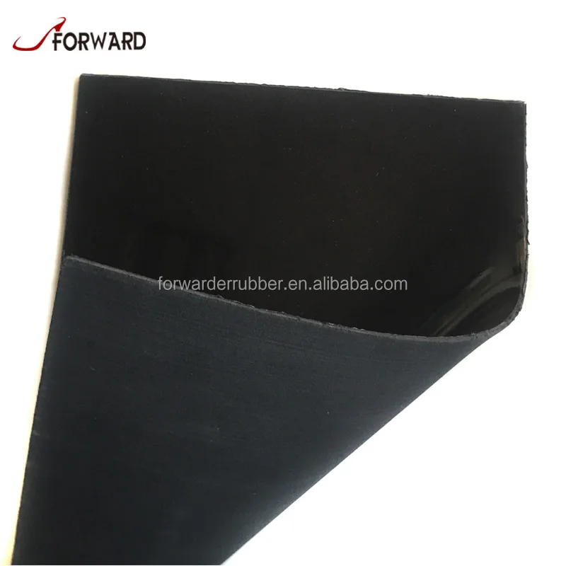 Shiny black dull black matt black rubber sheet
