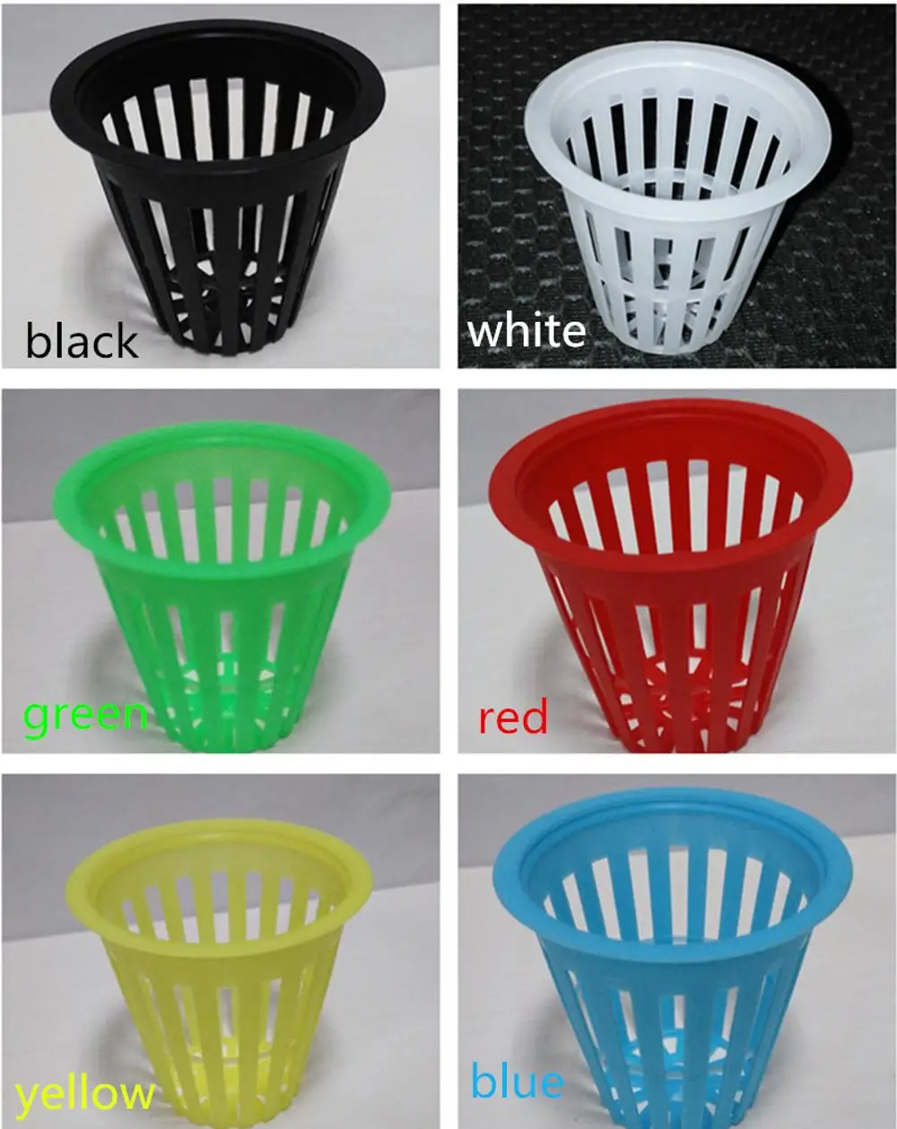 
5.5cm 2 inch Hydroponic plant growing plastic net pot for NFT 
