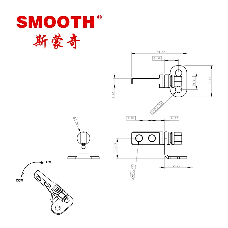 Free stop hinge/ MIM friction hinge/360 degree shaft rotation