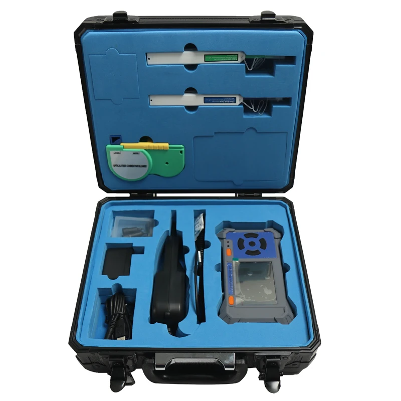 Fiber Inspection Probe Tool Kits with One Click Cleaning Pen and Cleaning Box and Camera Function