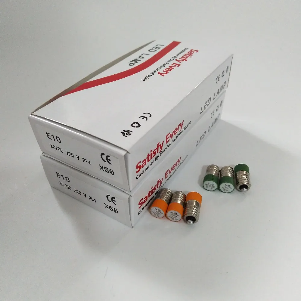 CE RoHS High Brightness 10mm Diameter E10 Mini LED Lighting Bulb 230V AC/DC