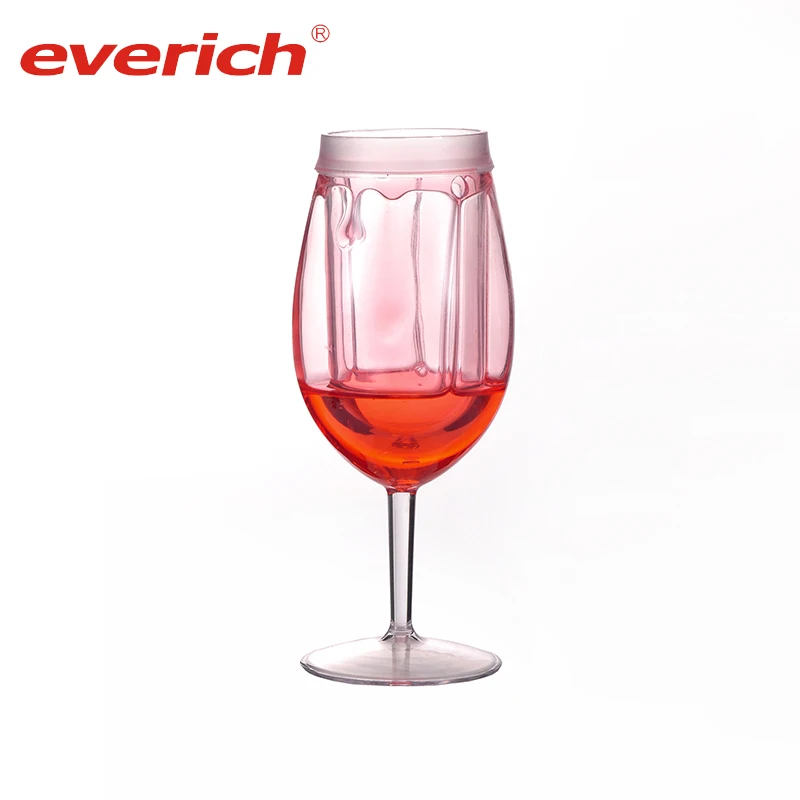 Unbreakable plastic stemless sublimation glass