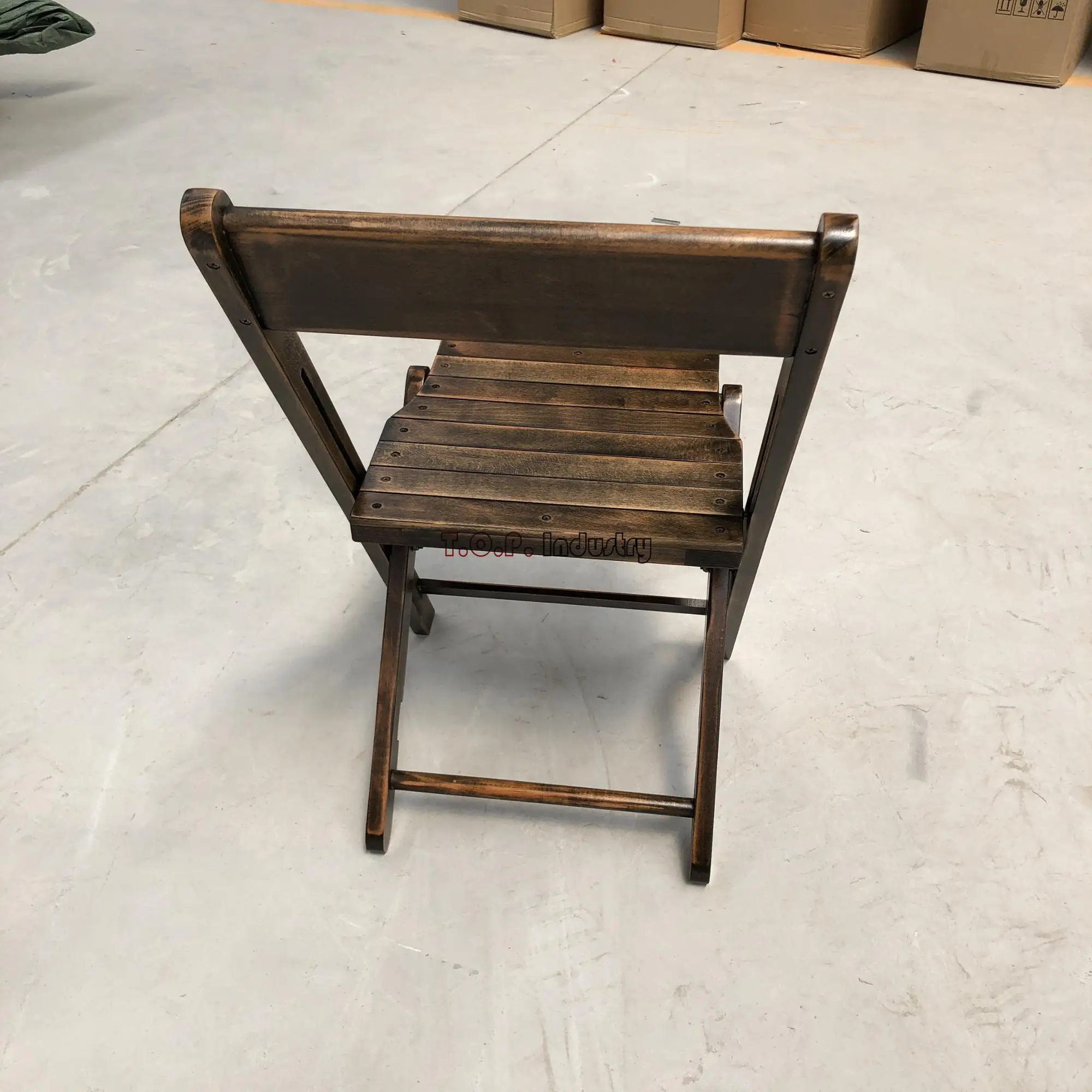 Wood Crate Folding Chair