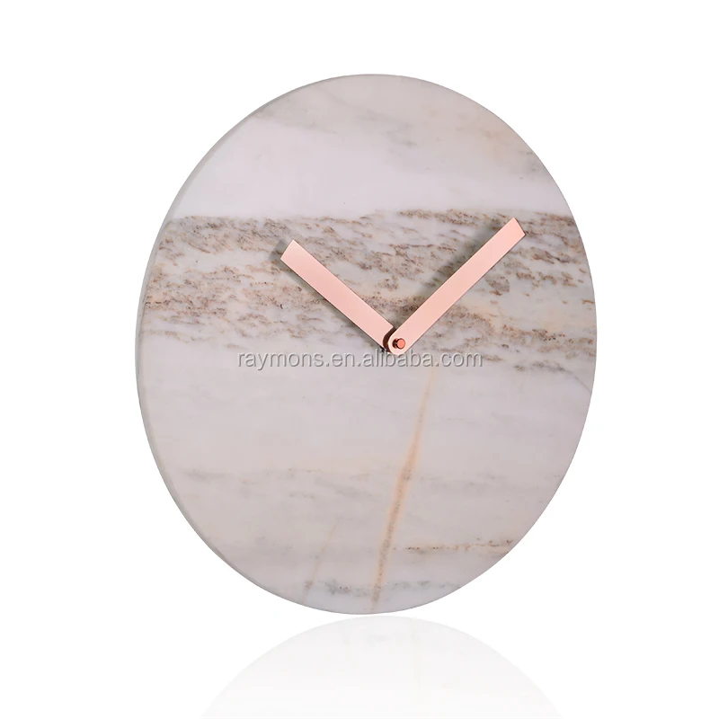 28x1cm SIZE Office and home Print paper dial Y.T. Step Movement Marble clock wall