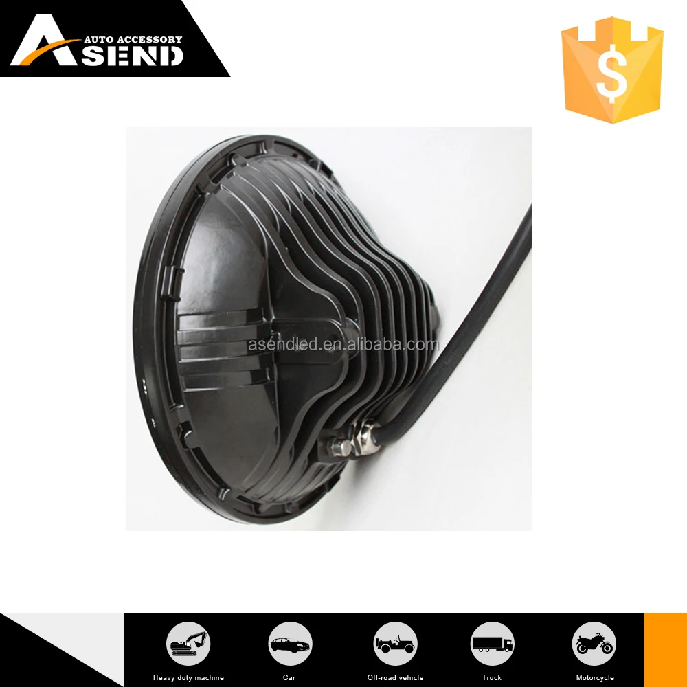 H4-H13 Адаптер Круглый 7 inch 75 Вт СВЕТОДИОДНЫЕ Фары с DRL/Высокая/Ближнего света Для JEEP Hummer Camaro FJ светодиодные фары