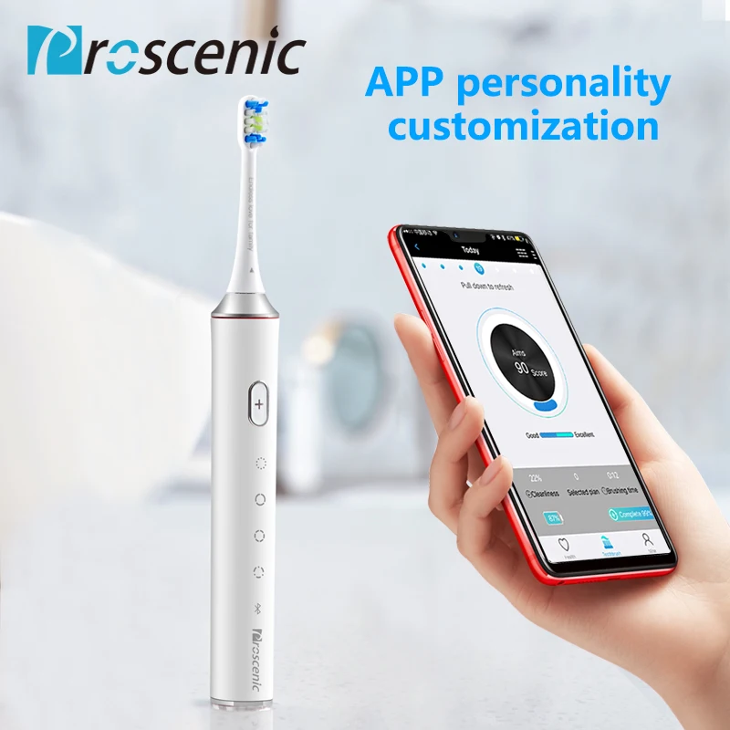 
Proscenic smart sonic toothbrush electric for adult age group,best travel electric toothbrush 