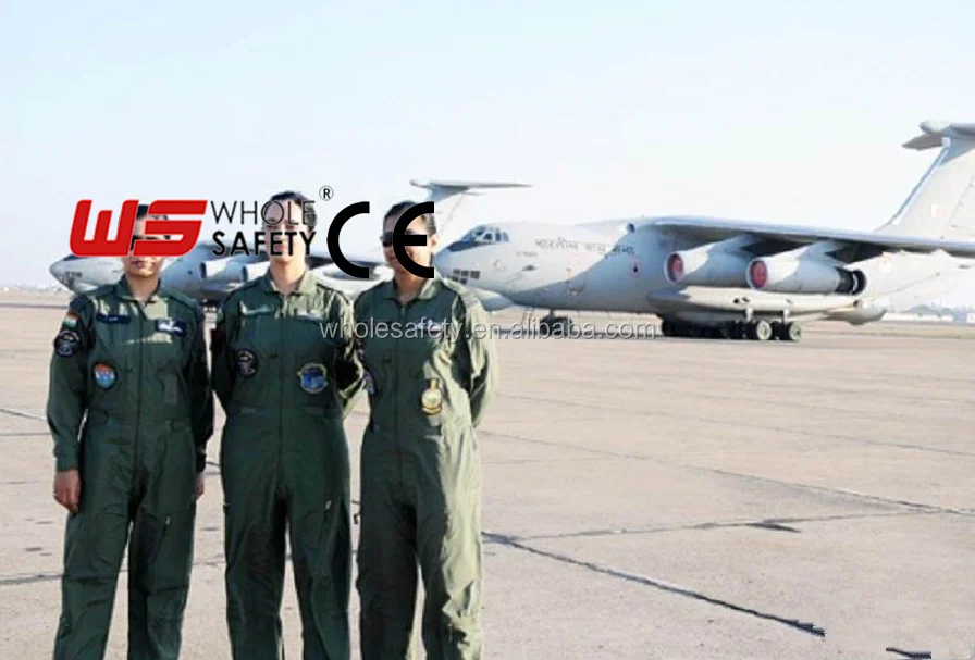 
Pilot Uniform Made Of Nomex Flame Retardant Fabric 
