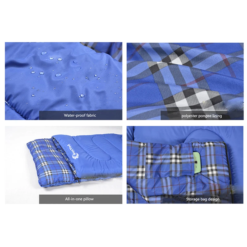 
Winter Warm Thickened hollow cotton sleeping bag For Cold Weather <img data-src=