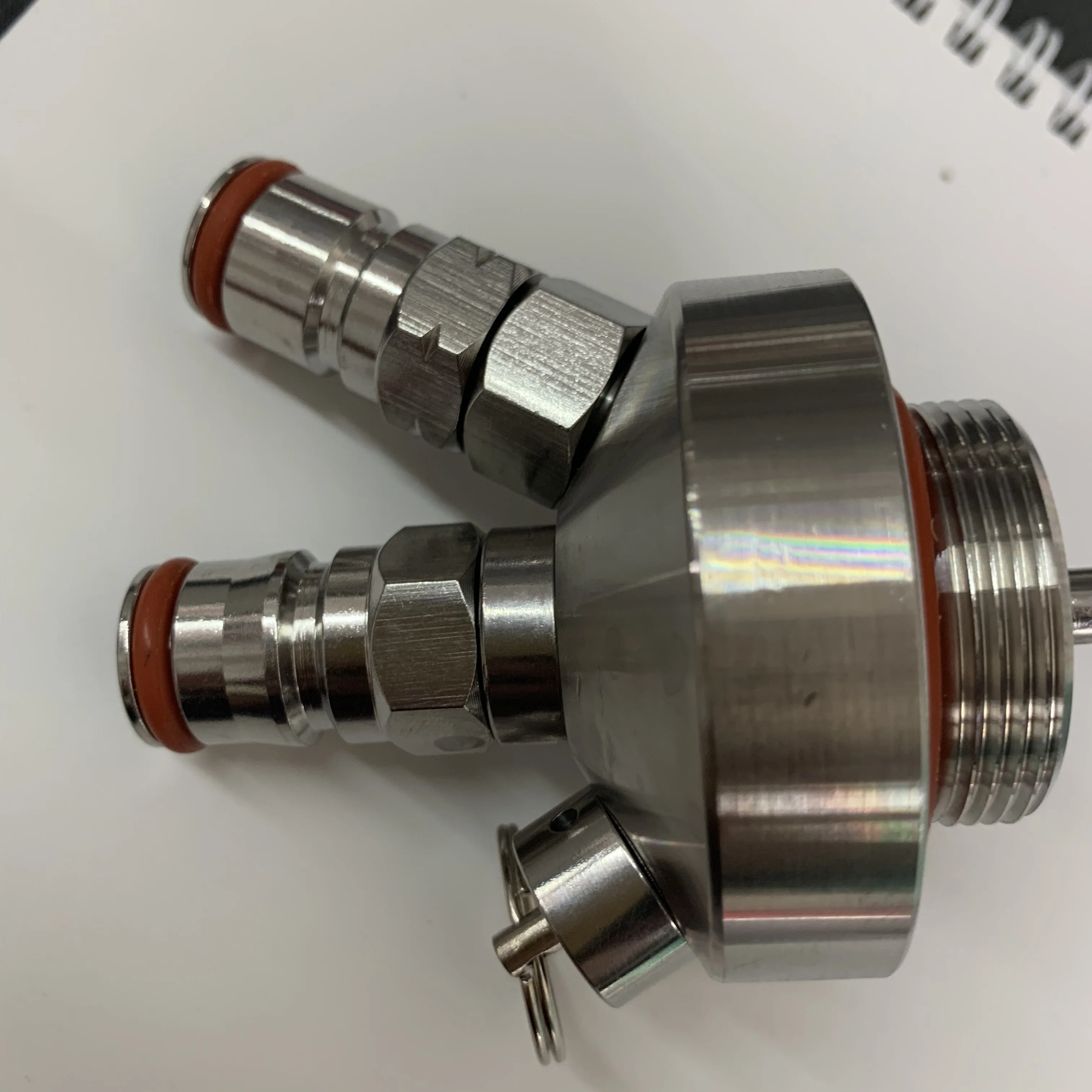 Mini Beer Keg Tap & Beer Line  Dispenser Top for 2L to 5L Growler