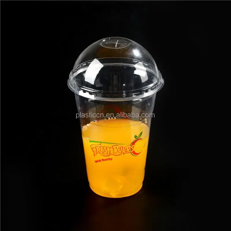 wholesale disposable foam cup plastic pet beer cups 10 oz high transparency cup 285ml