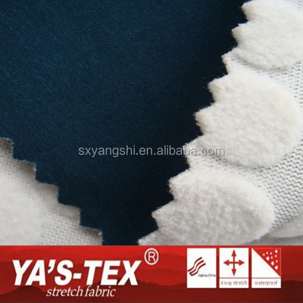 Софтшелл флиса связаны с спандекс ткани для куртки