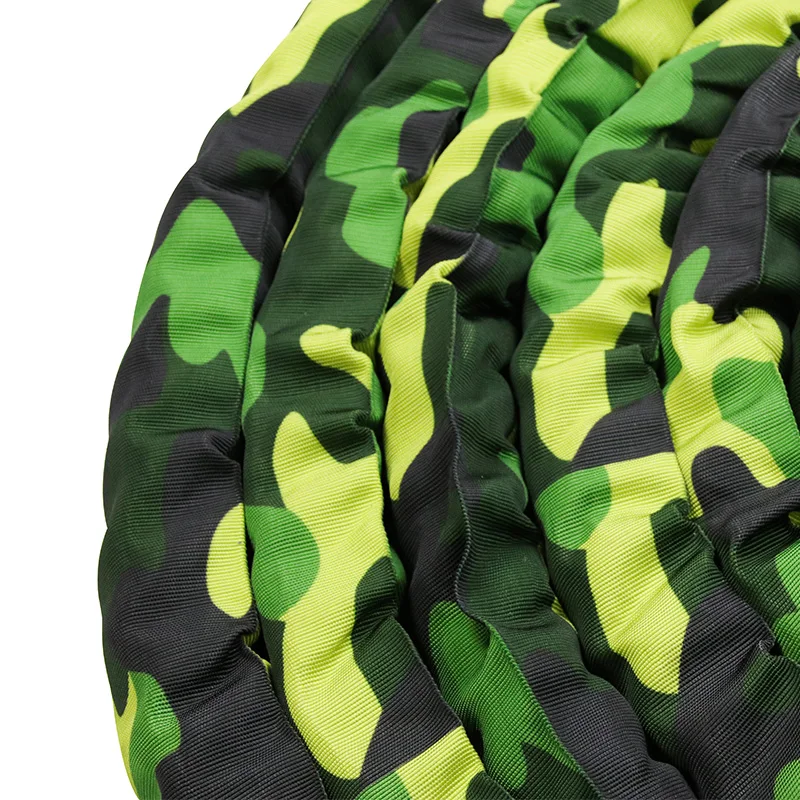 Gym training camouflage power fitness battle rope training worth it