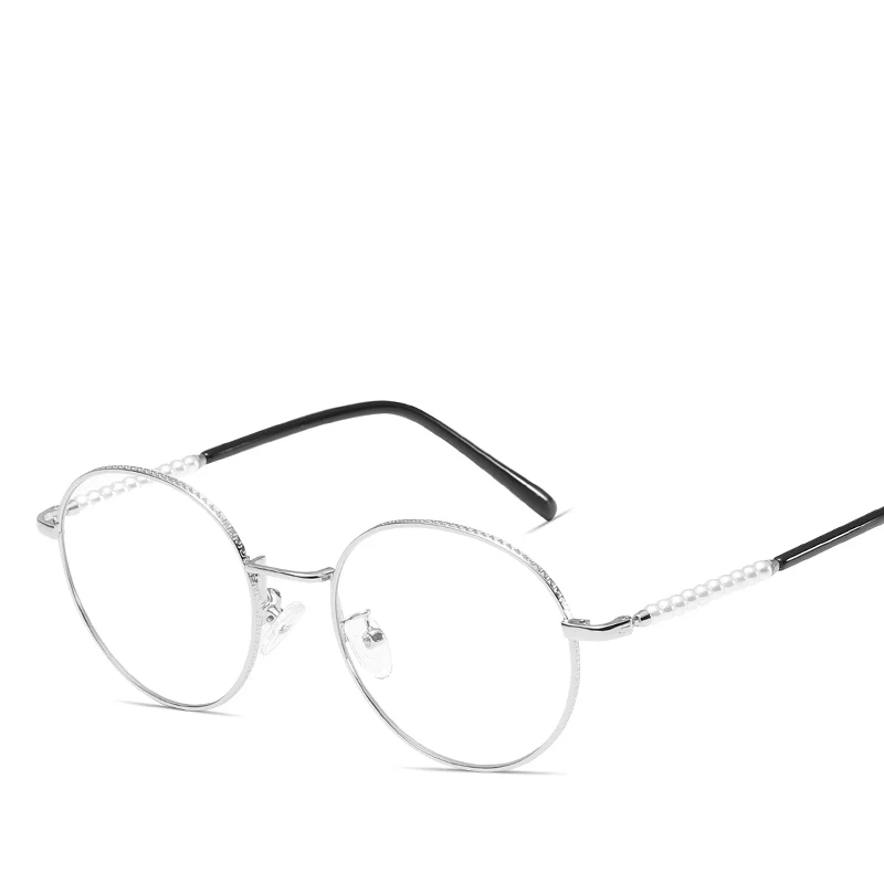 Ultralight Pearl Female Anti Blue Eyeglasses Frames For Women Men Vintage Optical Eyewear