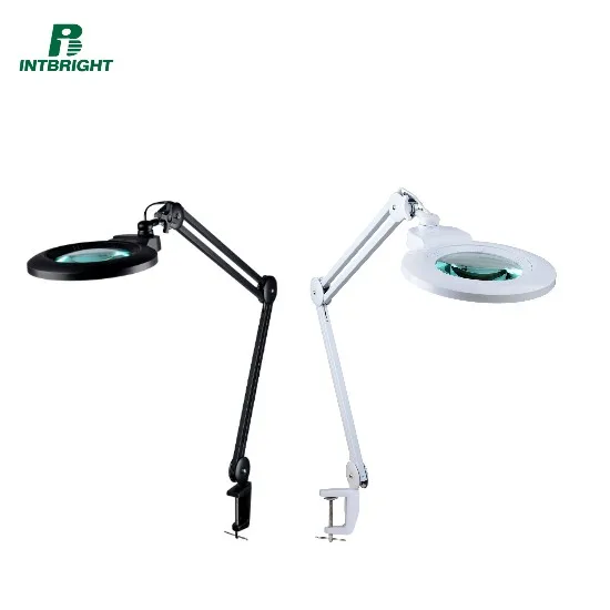 inspection magnifier lamp lente para joyeria with magnifying glass with rolling floor stand for facial beauty dental lab jewelry