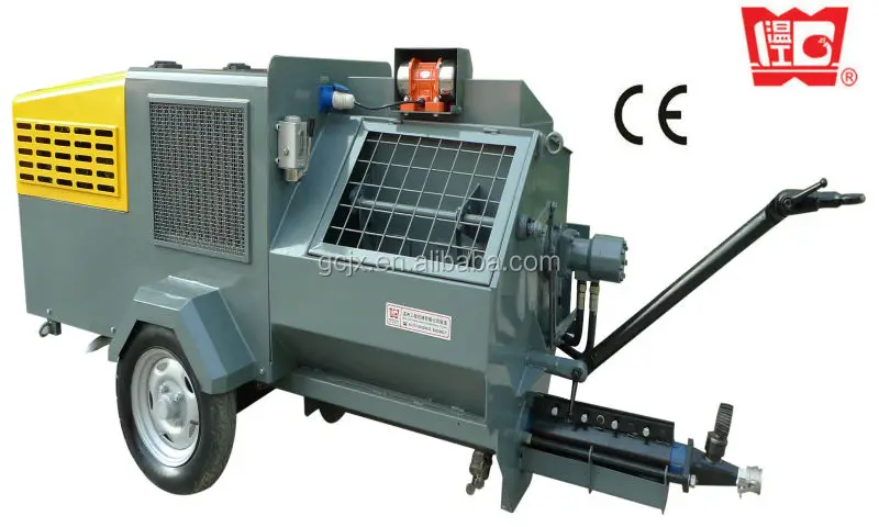 SP11 diesel mortar plaster spraying machine mixer grout pump