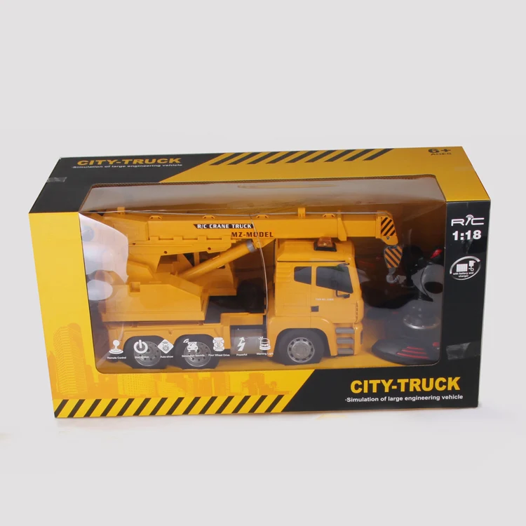 1:18 rc toy crane truck with simulation sounds