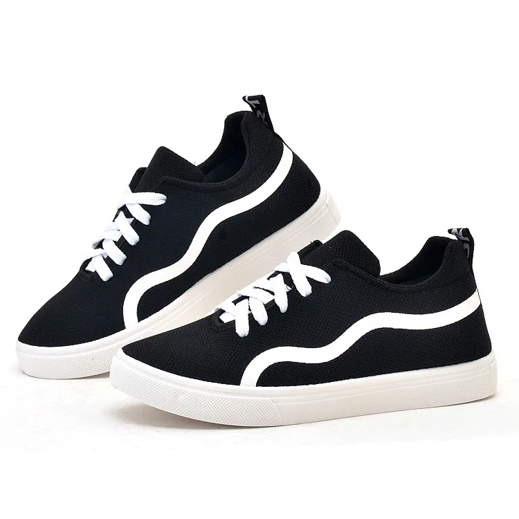 2018 NEW Striped shoes Hot Sale Couple shoes Students Trend canvas shoes