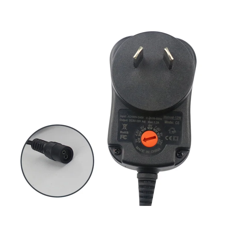 12w 30w Multi Voltage 3v 4.5v 5v 6v 7.5v 9v 12v Power Adapter