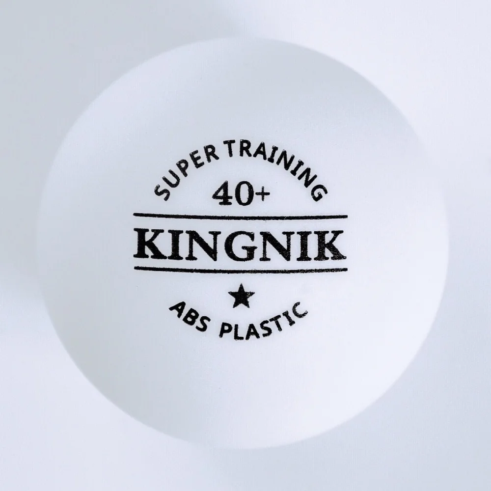 
KINGNIK 1 Star Super Training Ball, ping pong ball, custom logo (60 balls per bottle) 