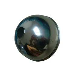 Through-hole stainless steel float