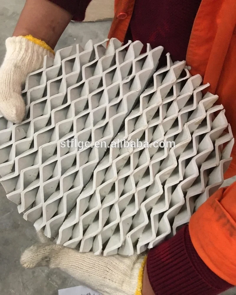 Ceramic Filler Column Ceramic Corrugated Structured Packing