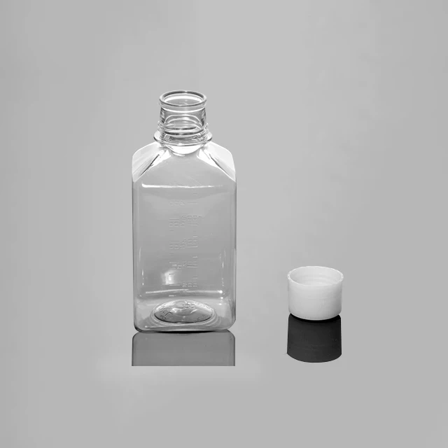 Medical science Pet laboratory bottle 1000 ml sterile media bottle petg petg media bottles