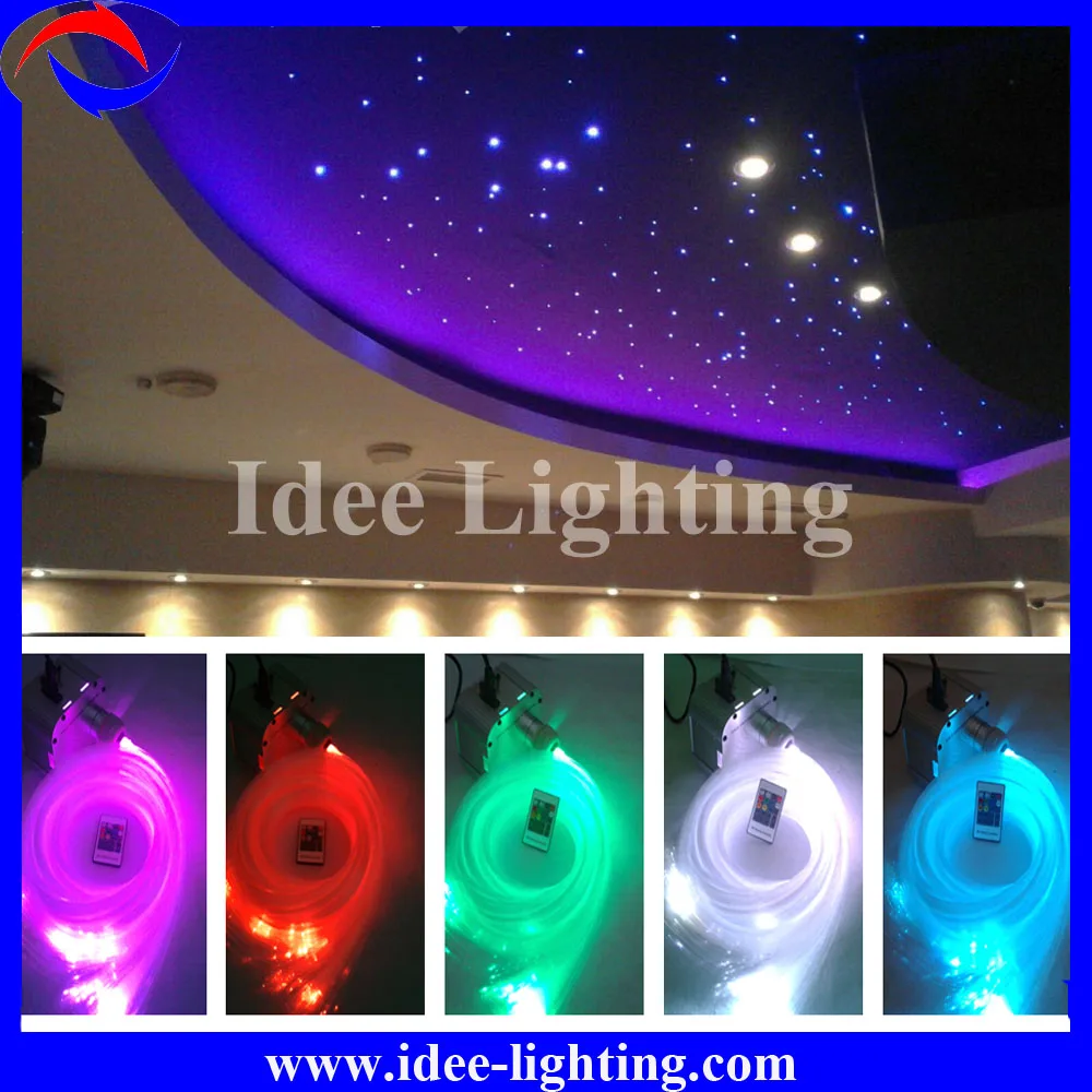 LED Fiber Optic Twinkle Star Pop Ceiling Designs for Lobby