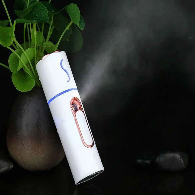 Nano Handy Mist Spray Sliding Facial Mini Steamer Cool Hydrating Atomization Eyelash Extensions