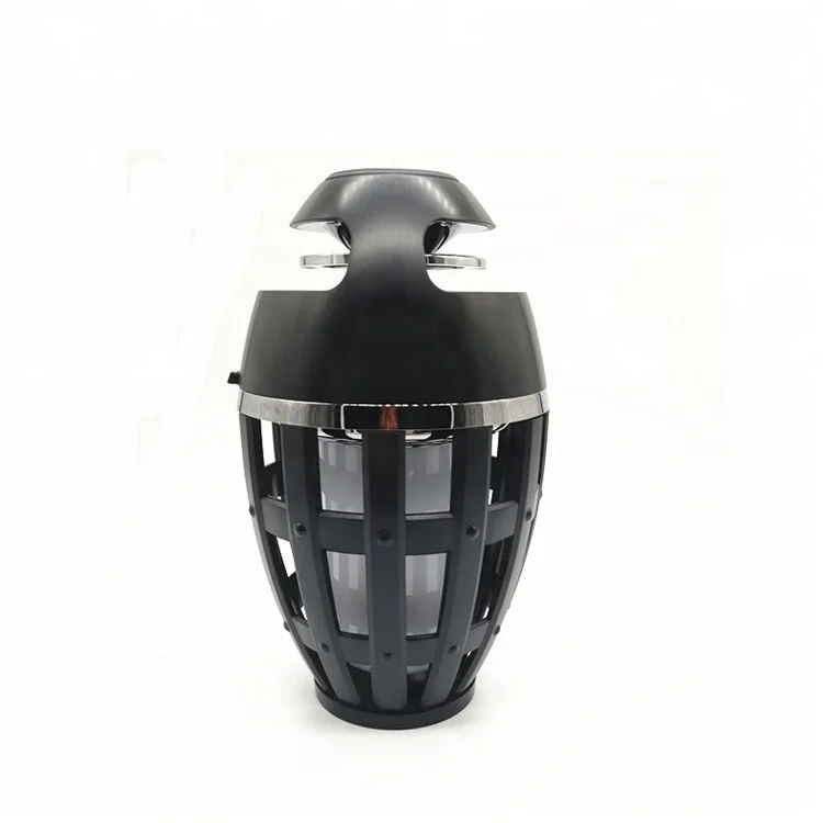Alibaba best Sellers LED Flame Table Lamp Outdoor Portable BT Speaker &Torch Atmosphere Light