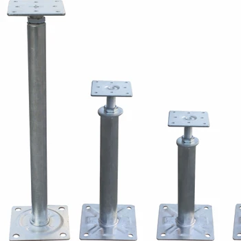adjustable height steel or aluminium raised floor pedestal