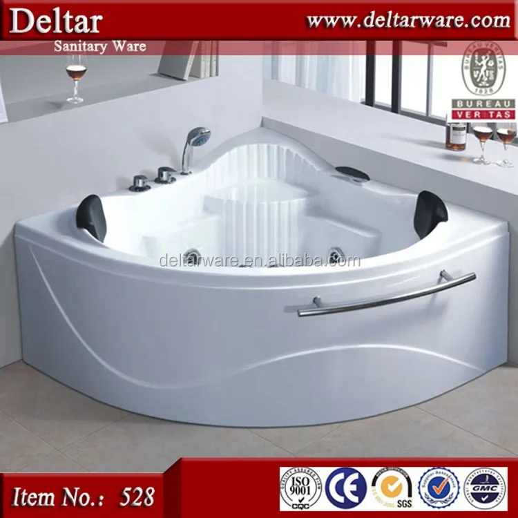 Export Bathtub Prices Relax Massage Function, LED Air Jet Luxury Bathtub for 2 Person, walk in tub shower combo