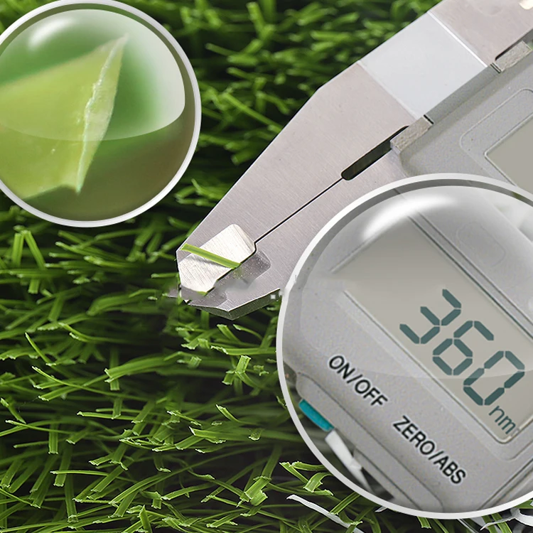 10 years warranty Factory direct supply Double S blade 360um thickness artificial grass carpets for football stadium Top Quality