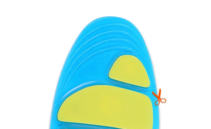 
High quality Silicone Gel Removable Shoe Insole For Safety Shoes 