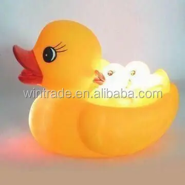  Мигающие резиновые игрушечные наборы утка для