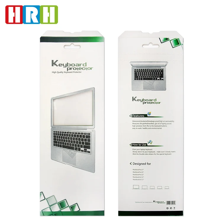 Accept Customized Logo Retail Packing for MacBook keyboard Anti-dust cover waterproof protector