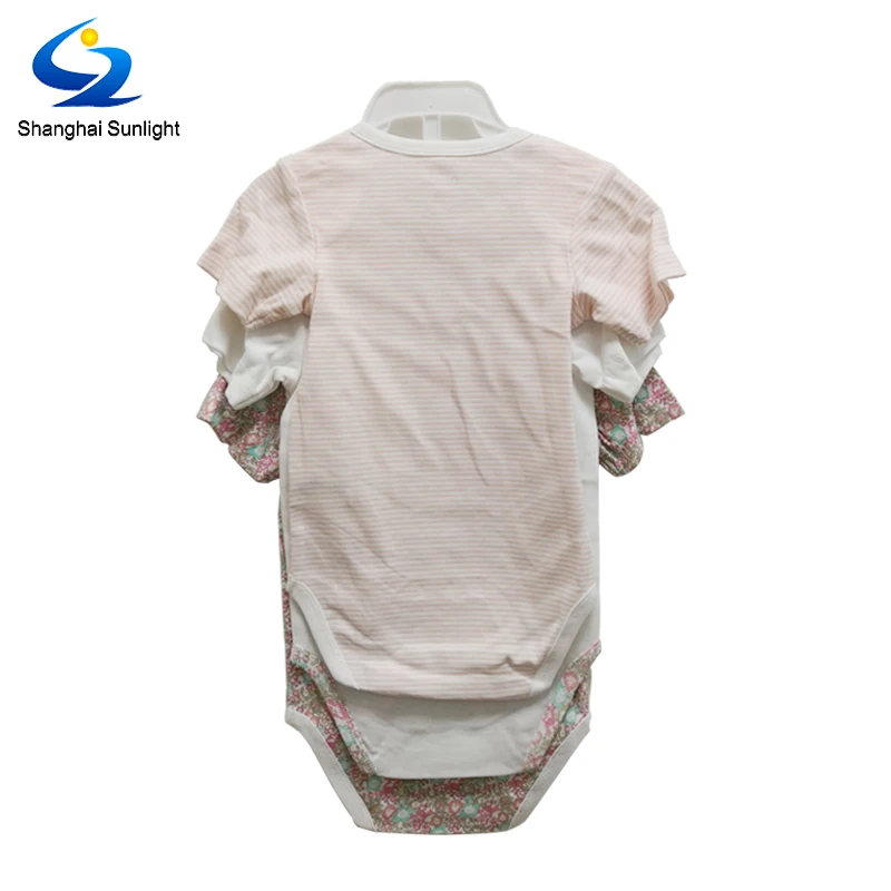 
Wholesales 100% combed cotton rib Short Sleeve baby bodysuit with all over print soft hand feel 