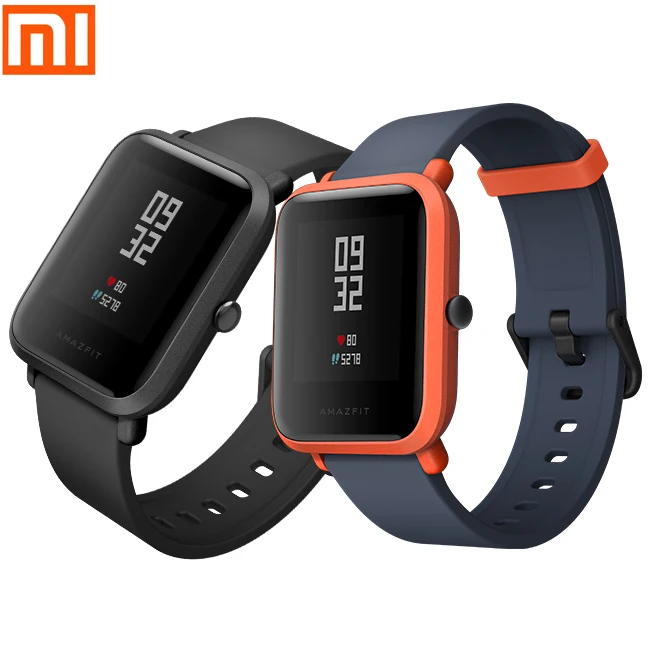 
International editoin xiaomi amazfit BIP smart watch A1608 real-time heart rate 45 days battery life fitness track waterproof 