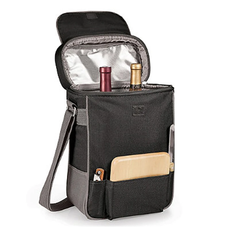 Customized eco friendly beach bag with bottle cooler