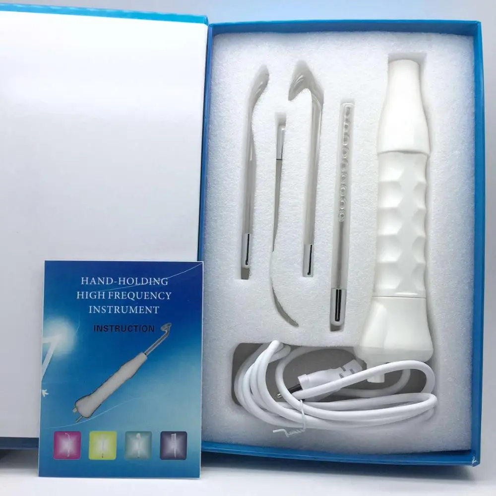 Hand hold Anti Hair Loss Equipment Electrodes High Frequency Facial Machine