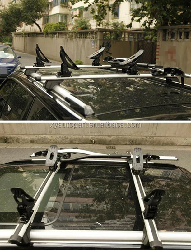 Kayak Carrier Universal Stainless Steel Black Carton Iron Standard Mounted on The Car Roof CT-5672 CN;ZHE 70kgs