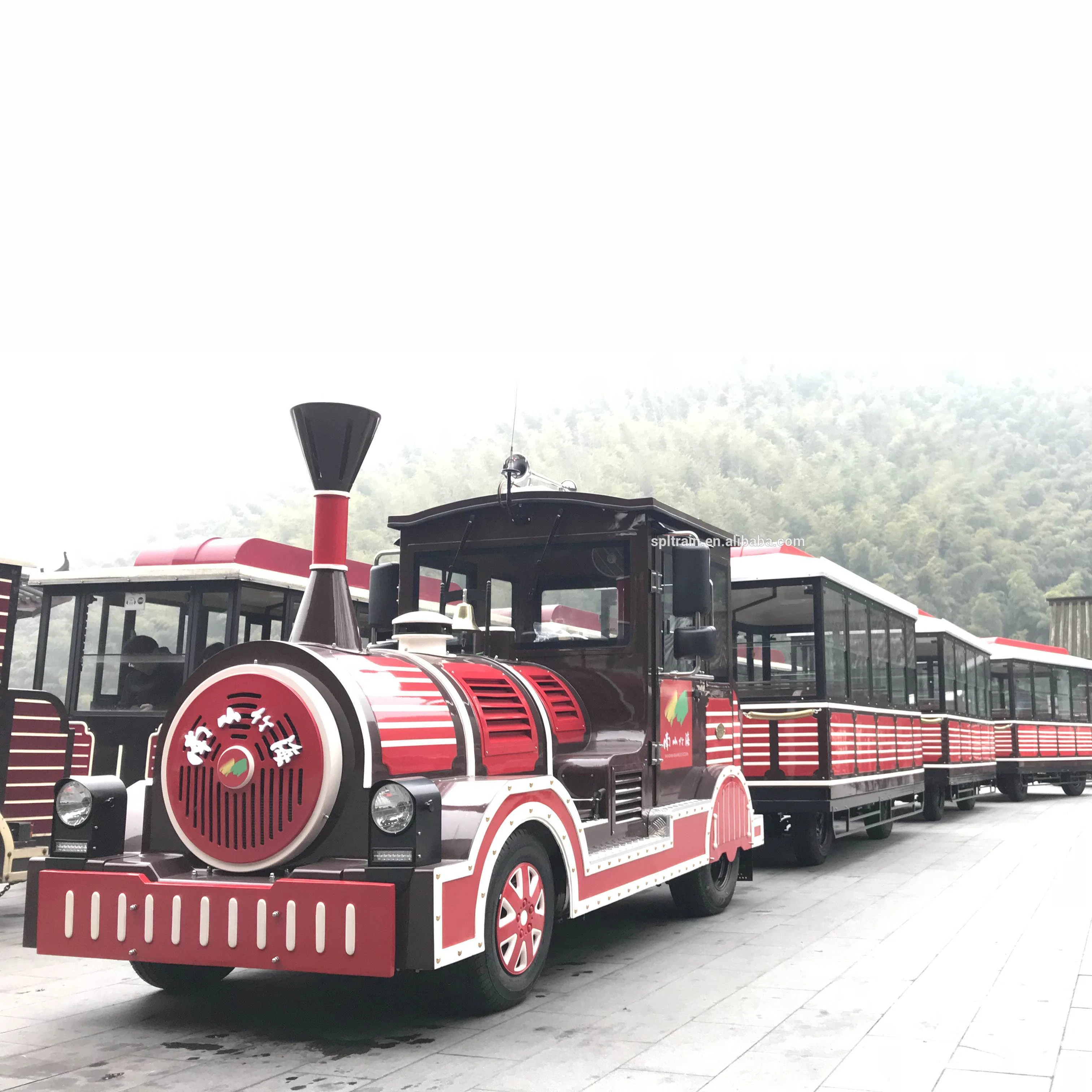 
 Мини-аттракцион для туристов на открытом воздухе, Электрический парк аттракционов, развлекательный центр, для детей, для взрослых, бездорожья, поезд для продажи  