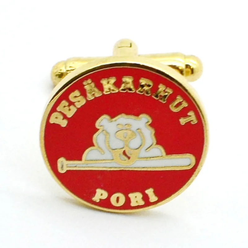 Запонки с эмалированным флагом для мужчин от китайского производителя