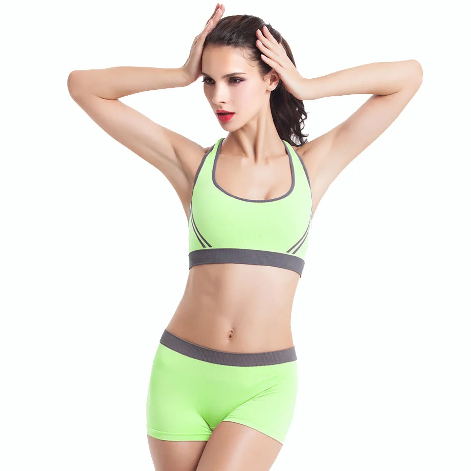 Women Sexy Yoga bra Gym bra Seamless Stretchy spandex Sports Bra Wholesale