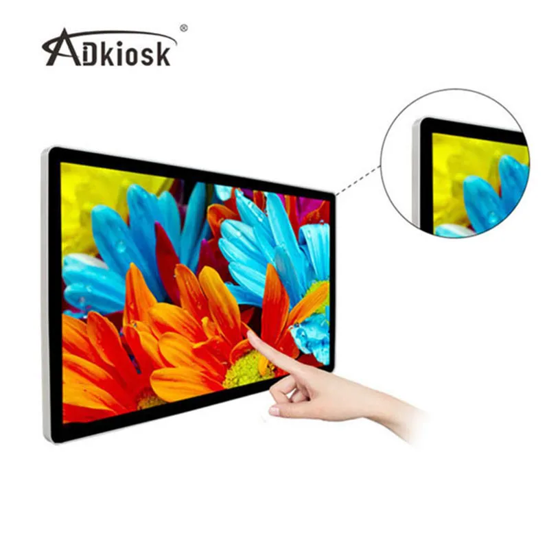 
70inch wall mount all in one spare parts computer full hd with samsung lcd monitor for advertising 